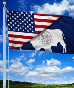 wyoming american grommet flag lha1891gf 3698
