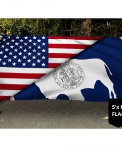 wyoming american grommet flag lha1891gf 7421