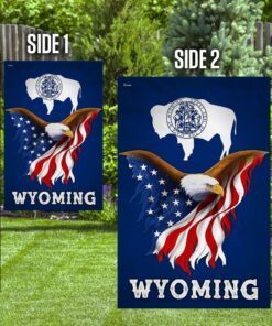 wyoming eagle flag 8081