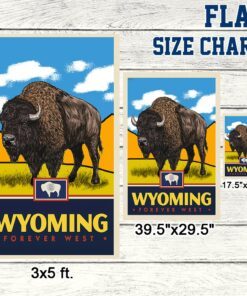 wyoming flag forever west lnt413f 2879