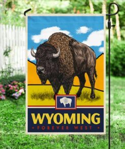 wyoming flag forever west lnt413f 3303