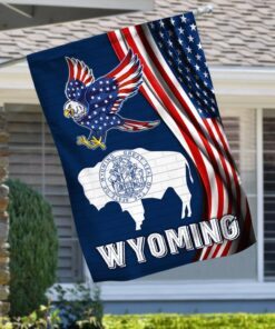 Wyoming State Eagle Flag MLH2089F