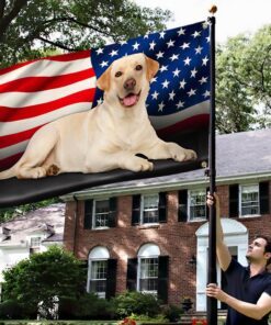 yellow labrador retriever american grommet flag qnn437gfv8 7993