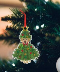 yellow labrador retriever dog custom shaped ornament christmas tree ntb341o 4433