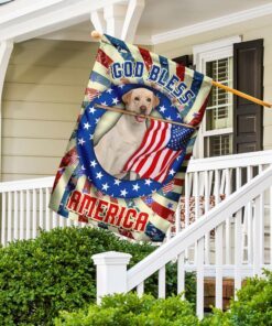 yellow labrador retriever god bless america 4th of july flag qnk833fv1a 5056