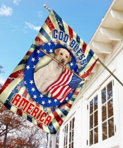 yellow labrador retriever god bless america 4th of july flag qnk833fv1a 6670