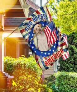 yellow labrador retriever god bless america 4th of july flag qnk833fv1a 7951