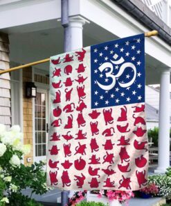 Yoga Cat Flag BNN457F