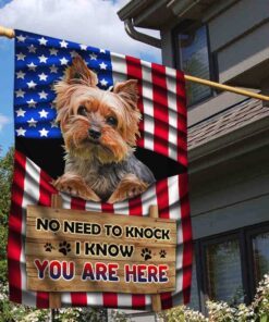 yorkie dog flag no need to knock i know you are here dbd3127fv2 6667