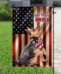 yorkshire terrier american us flag 4522