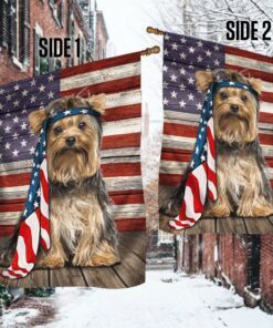 yorkshire terrier dog flag charming dog ntb216fv6 6449