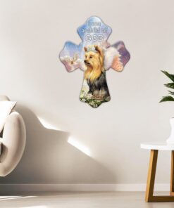 Yorkshire Terrier Dog Hanging Metal Sign Child Of God NTB339MSv1