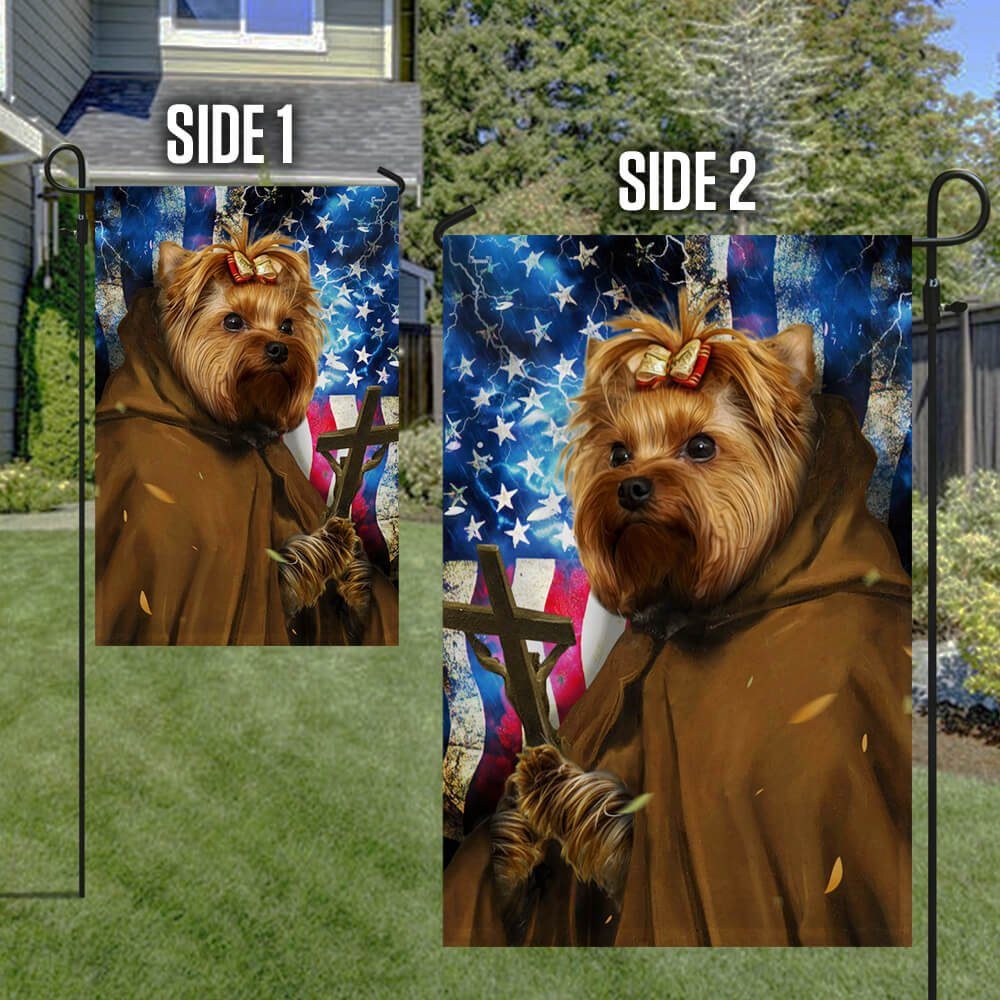 Yorkshire Terrier Dog Pastor Flag Pray Believe LNT38F - Image 6
