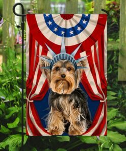 yorkshire terrier flag happy independence day for 4th of july bnn118fv2 4494
