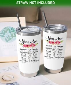 you are christian inspiration gift 20oz tumbler 4976