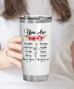you are christian inspiration gift 20oz tumbler 5197