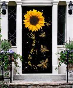 you are my sunshine bee sunflower door cover 6877