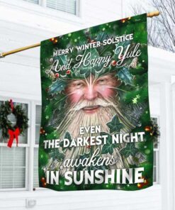 Yule Blessings Flag Merry Winter Solstice And Happy Yule DBD3093F