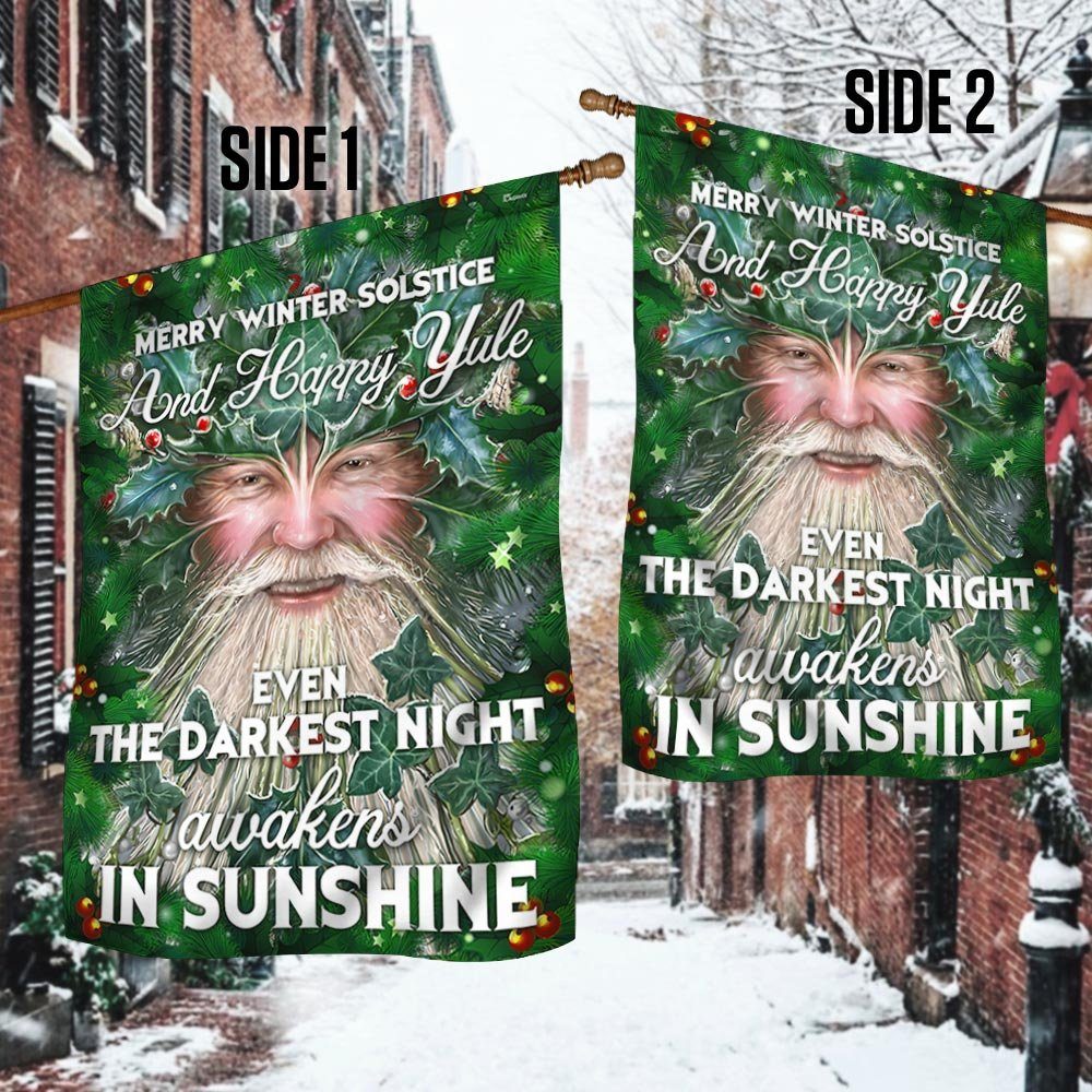 Yule Blessings Flag Merry Winter Solstice And Happy Yule DBD3093F - Image 3