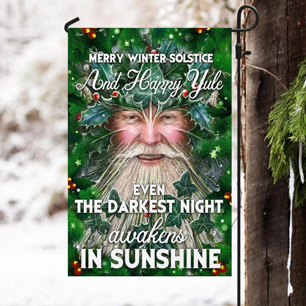 Yule Blessings Flag Merry Winter Solstice And Happy Yule DBD3093F - Image 4
