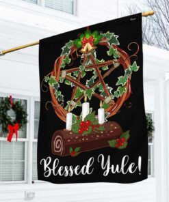 Yule Flag Wishing You A Blessed Yule DBD3094F