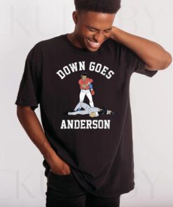 BASEBALL DOWN GOES ANDERSON Shirts