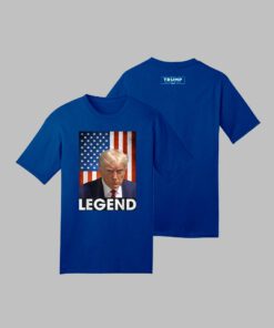 Donald Trump 2024 Mug Shot President Legend American Flag Shirt