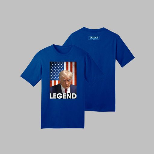 Donald Trump 2024 Mug Shot President Legend American Flag Shirt