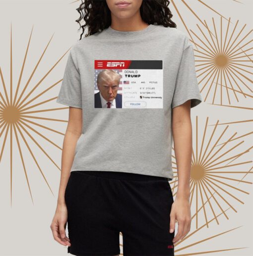 Donald Trump 4 time indictment champion art design t-shirt