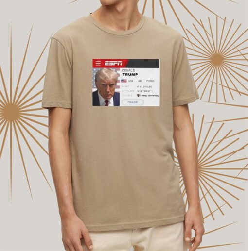Donald Trump 4 time indictment champion art design tshirt