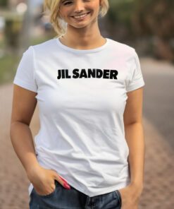 Jil Sander Logo Printed Crewneck T-Shirt, Jil Sander T Shirt