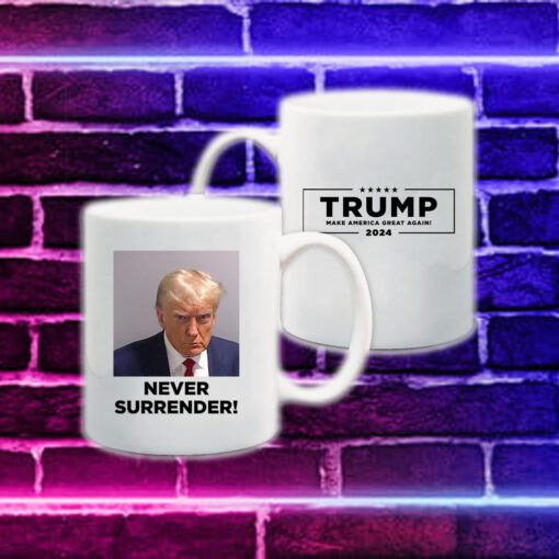 MAGA 47 Trump Never Never Surrender Mug 2