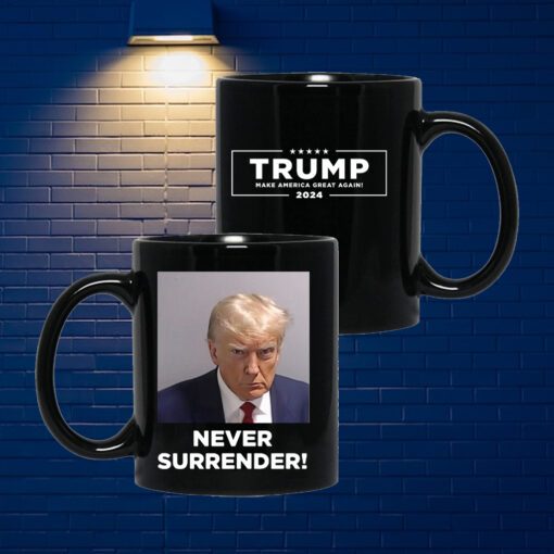 MAGA 47 Trump Never Never Surrender Mug