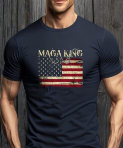 Maga King United States Vintage Flag T-ShirtS