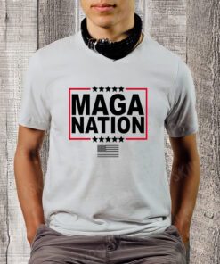 Maga Nation Usa Flag Shirt