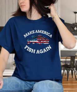 Make America Fish Again Fisherman USA Shirt