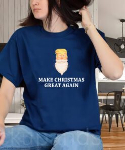 Make Christmas Great Again Santa Beard Trump T-Shirts