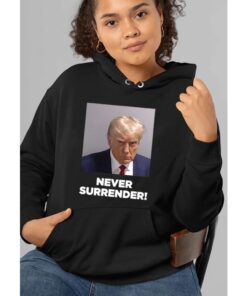 Never Surrender Black Long Sleeve T-Shirt