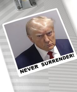 Never Surrender Vinyl Bumper Stickers