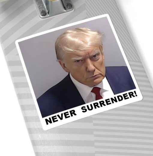 Never Surrender Vinyl Bumper Stickers