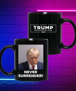 Never Surrender White Coffee Mug 11oz 2