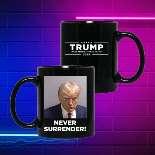 Never Surrender White Coffee Mug 11oz 2