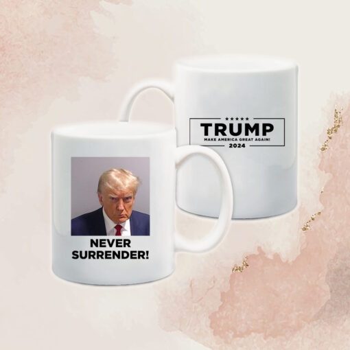 Official trump never surrender Coffee Mug 1