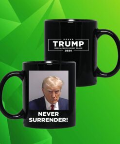 Official trump never surrender Coffee Mug 3