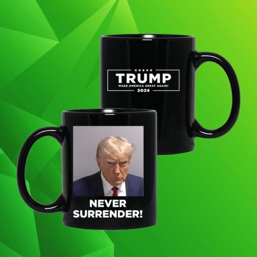 Official trump never surrender Coffee Mug 3