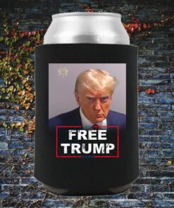 Trump 2024 FREE TRUMP MUGSHOT Beverage Cooler 2