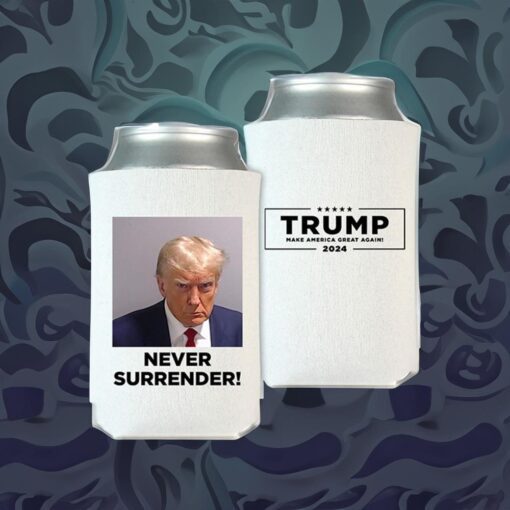 Trump 2024 Never Surrender Beverage Cooler