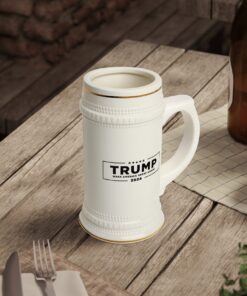 Trump Never Surrender Beer Stein Mugs Funny
