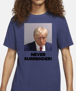 Trump Never Surrender Black Shirt