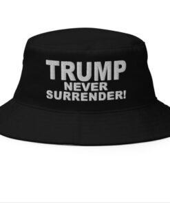 Trump Never Surrender Bucket Hat